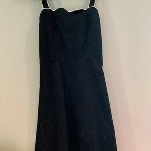 Vintage Black Fit and Flare Dress